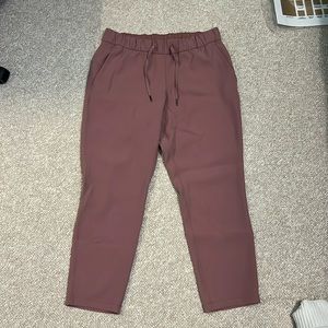 Lululemon Straight Leg Pant, Dusty Rose Size 10